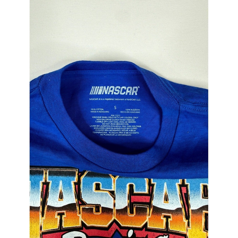 Nascar Racing '48 Daytona 500 T Shirt Mens Small Royal Blue Graphic Print Cotton - Picture 2 of 5